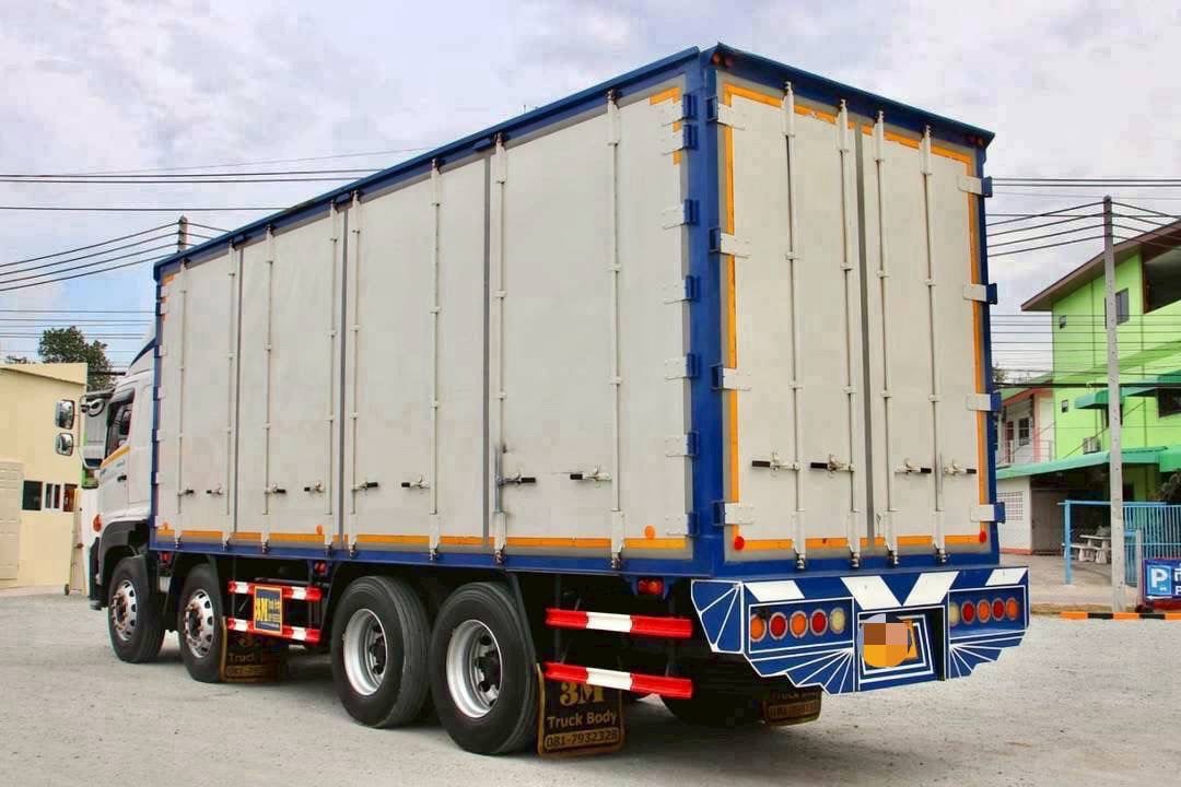 สิบสองล้อตู้สิบบาน HINO GY2P 380แรง ปี 65 (2556)