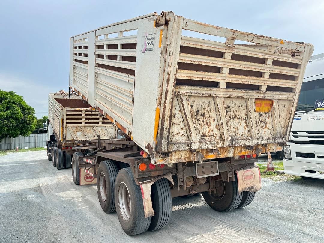 สิบล้อดั้มพ์พ่วง HINO FM1A 344 แรง ปี 2566 (1506,1507) สิบล้อดั้มพ์พ่วง HINO FM1A 344 แรง ปี 2566 (1506,1507)