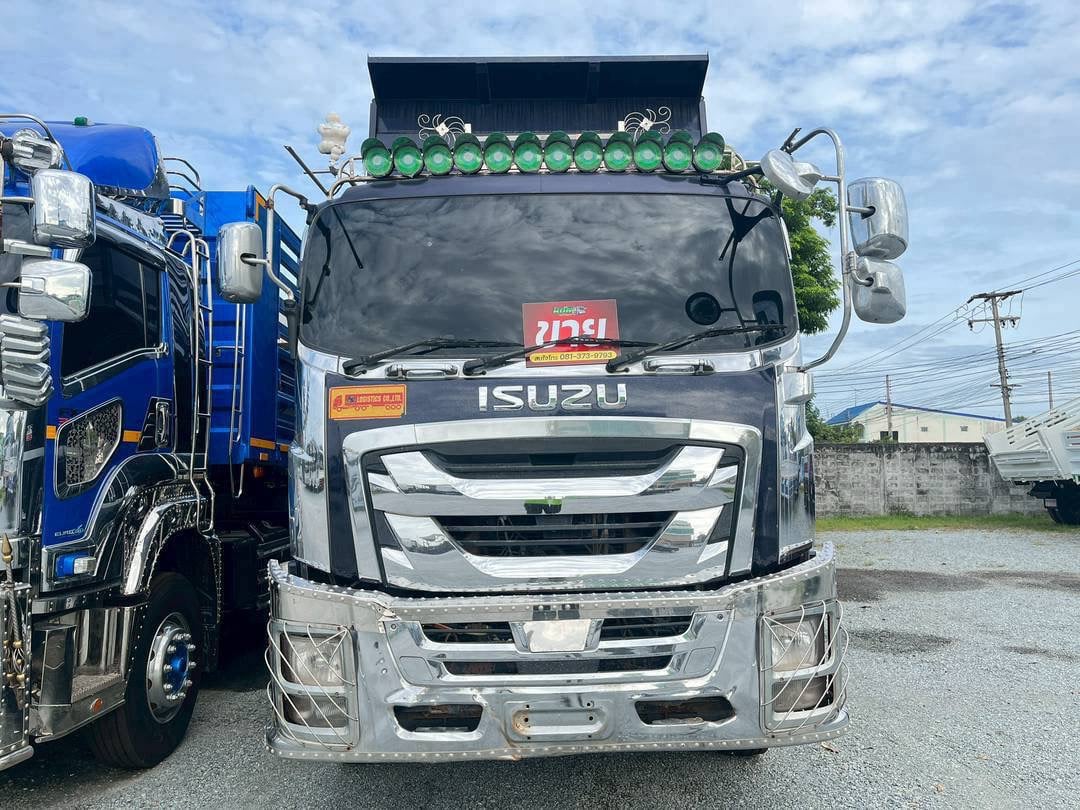 สิบสองล้อดั้มพ์พ่วงแม่ลูก ISUZU FYH 360แรง ปี 65 สิบสองล้อดั้มพ์พ่วงแม่ลูก ISUZU FYH 360แรง ปี 65