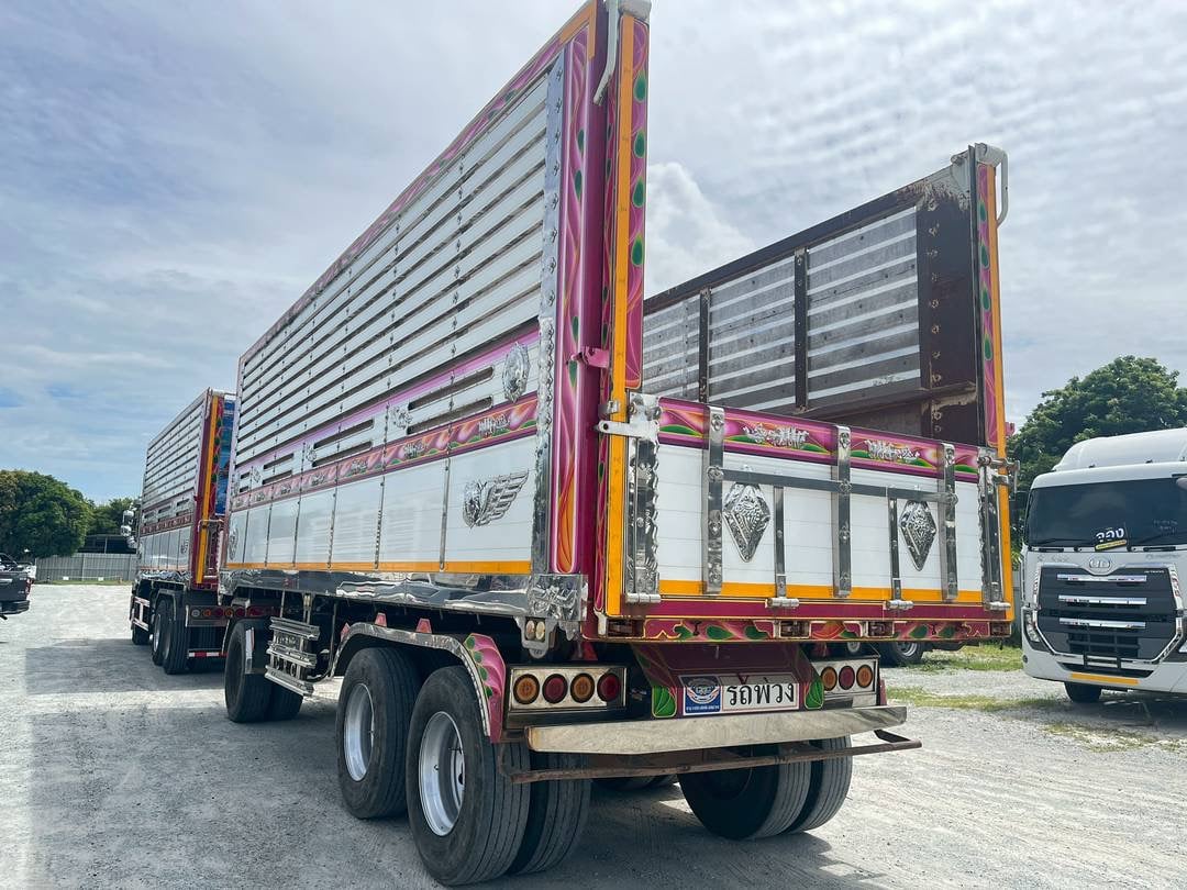 สิบล้อดั้มพ์พ่วงแม่ลูก ISUZU FXZ 360แรง ปี 65 (0337,5222)