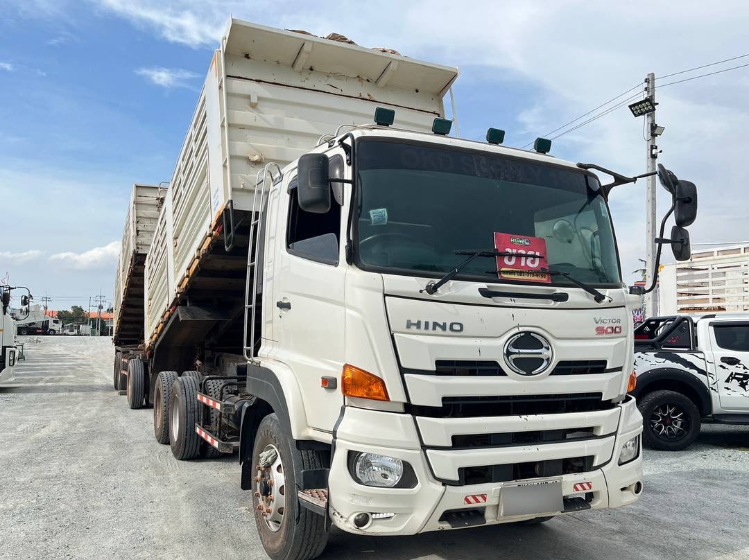 สิบล้อดั้มพ์พ่วงแม่ลูก HINO FM1A344 ปี 66 (1506,1507)