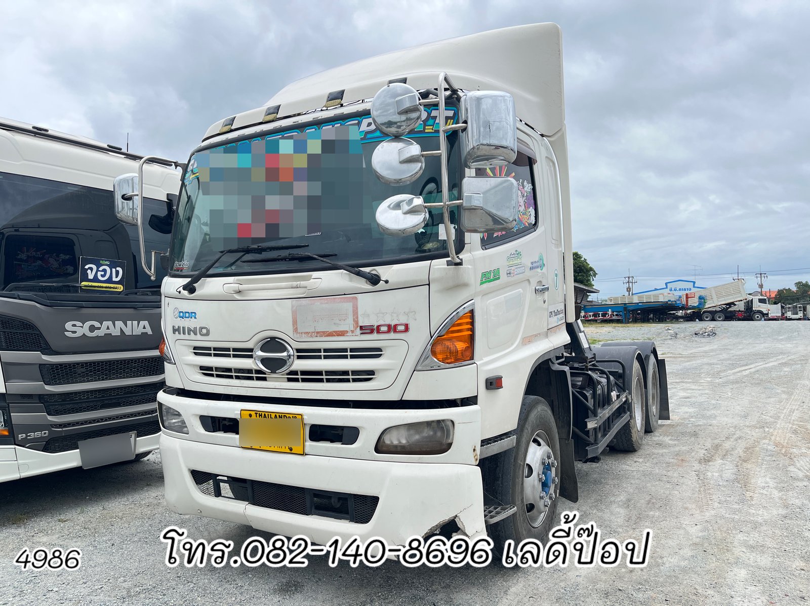 สิบล้อหัวลาก HINO 500 FM1A 344แรง ปี 56 (4986)