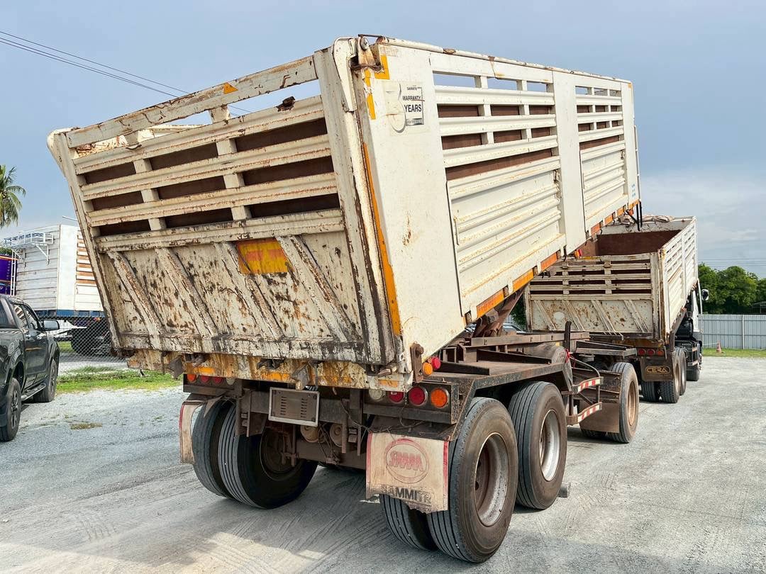 สิบล้อดั้มพ์พ่วงแม่ลูก HINO FM1A344 ปี 66 (1506,1507)