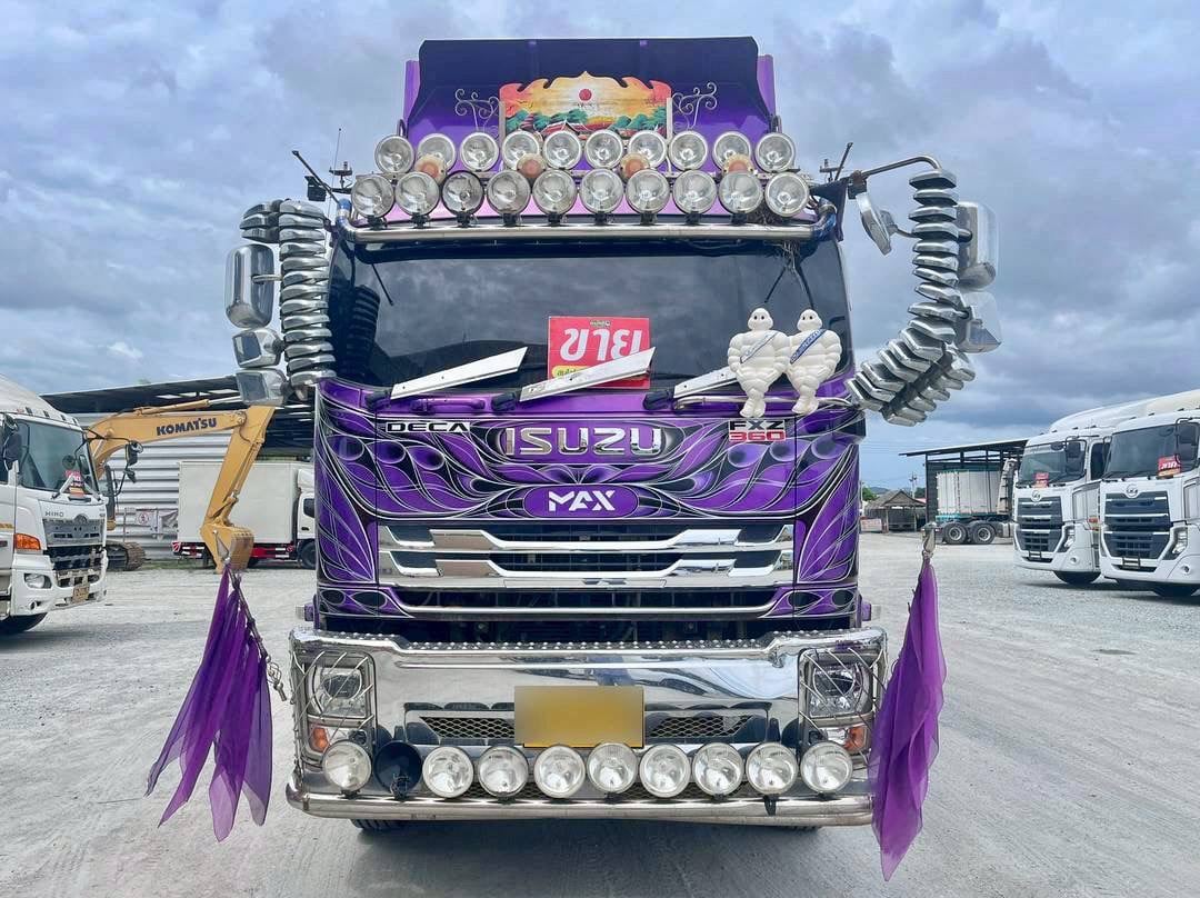 สิบล้อดั้มพ์พ่วงแม่ลูก ISUZU FXZ 360แรง ปี 66 (9107,9108)