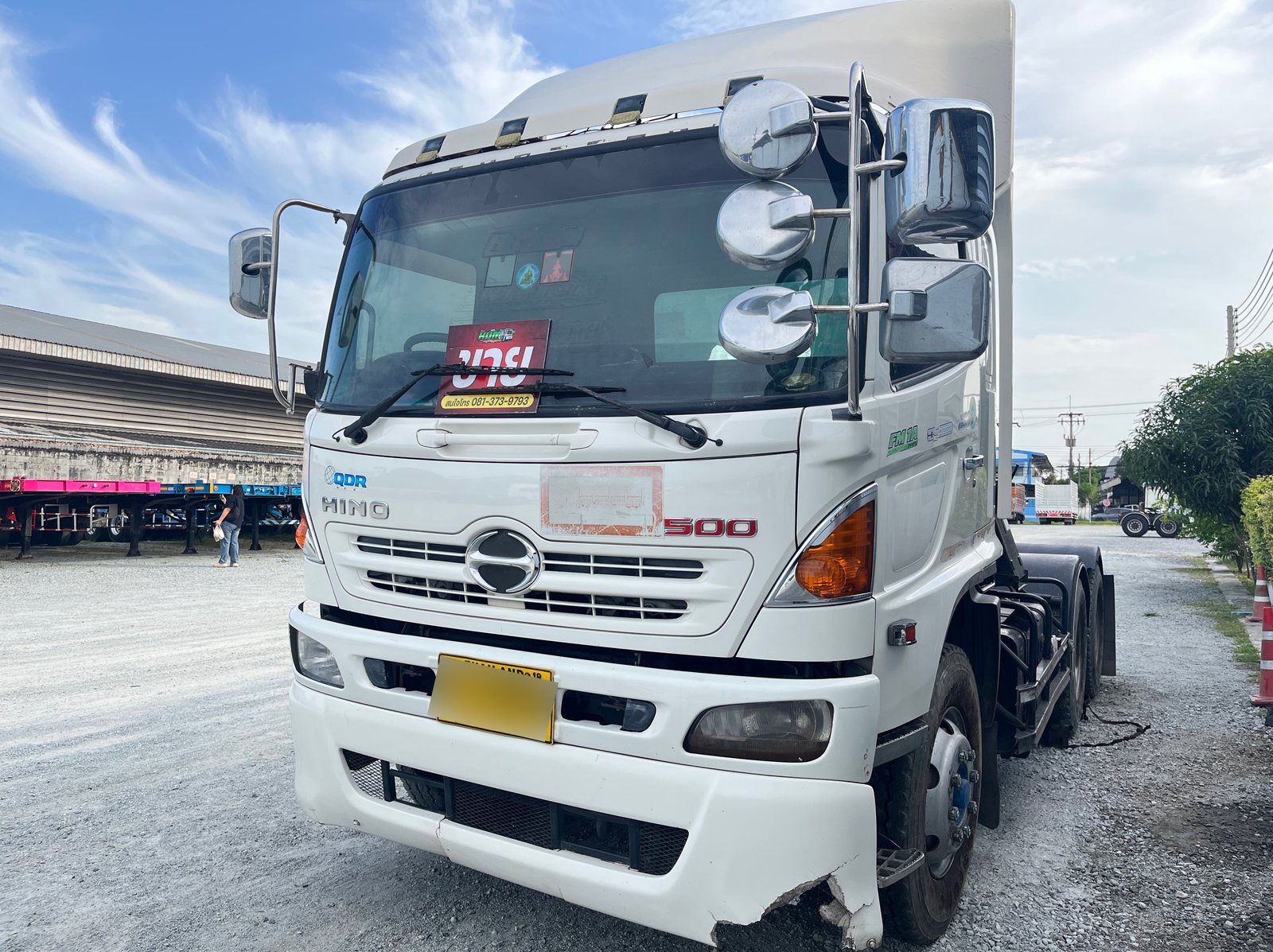 สิบล้อหัวลาก HINO 500 FM1A 344 ปี 56 (4986)