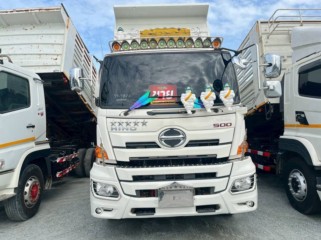 สิบล้อดั้มพ์พ่วงแม่ลูก HINO FM1A 344แรง ปี 65 (1820,1821) สิบล้อดั้มพ์พ่วงแม่ลูก HINO FM1A 344แรง ปี 65 (1820,1821)