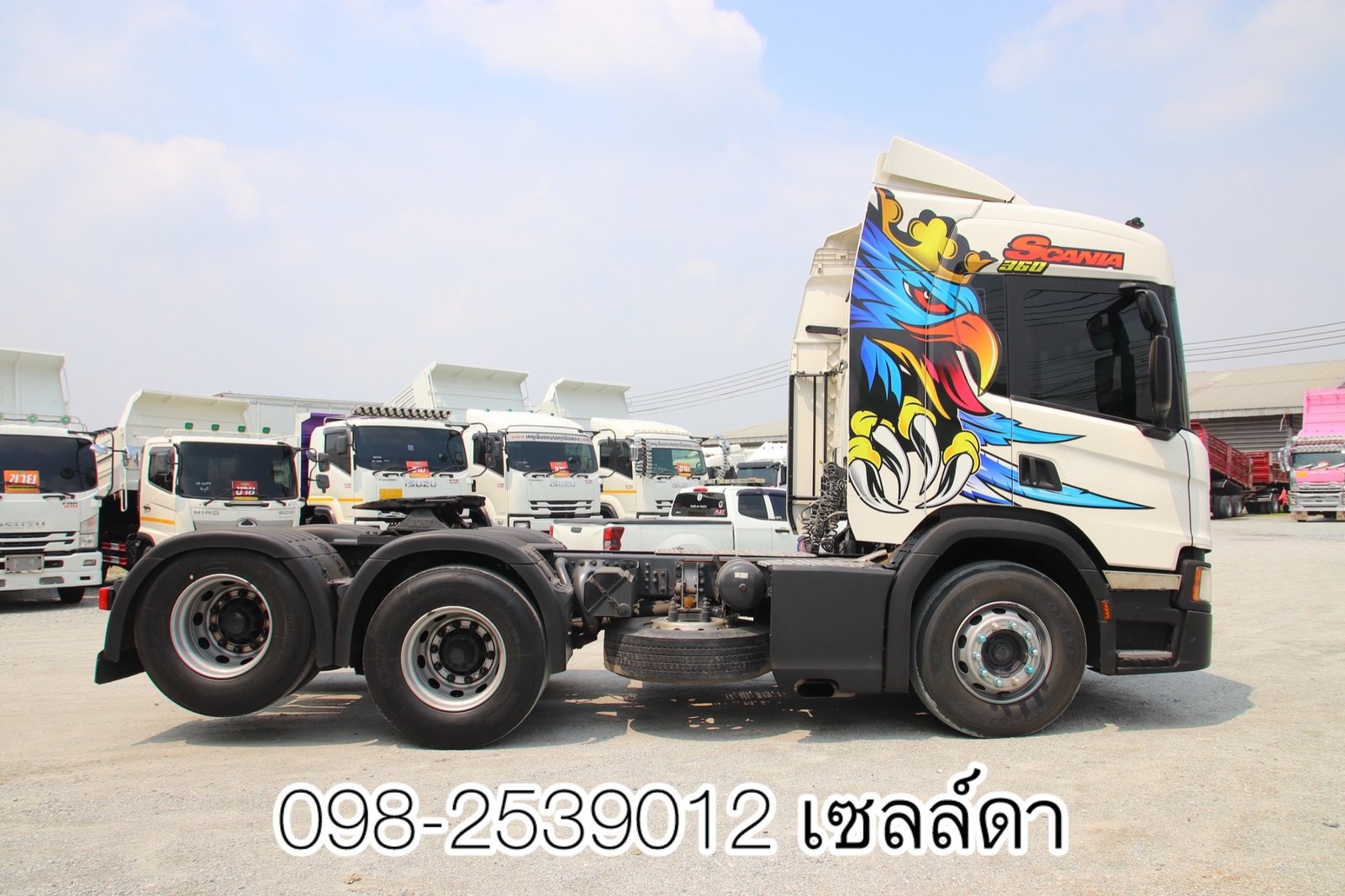 สิบล้อหัวลาก SCANIA P360 360 (7373)