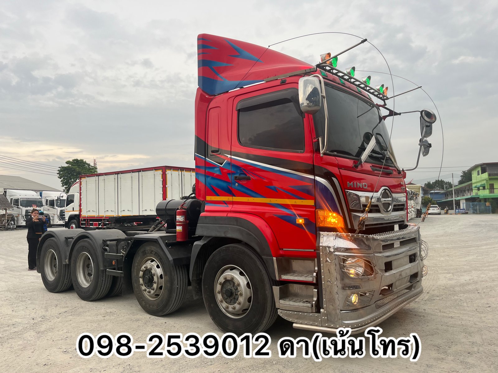 สิบสองล้อหัวลากเข้ามาใหม่คะ Hino Victor 344 แรง ปี66(