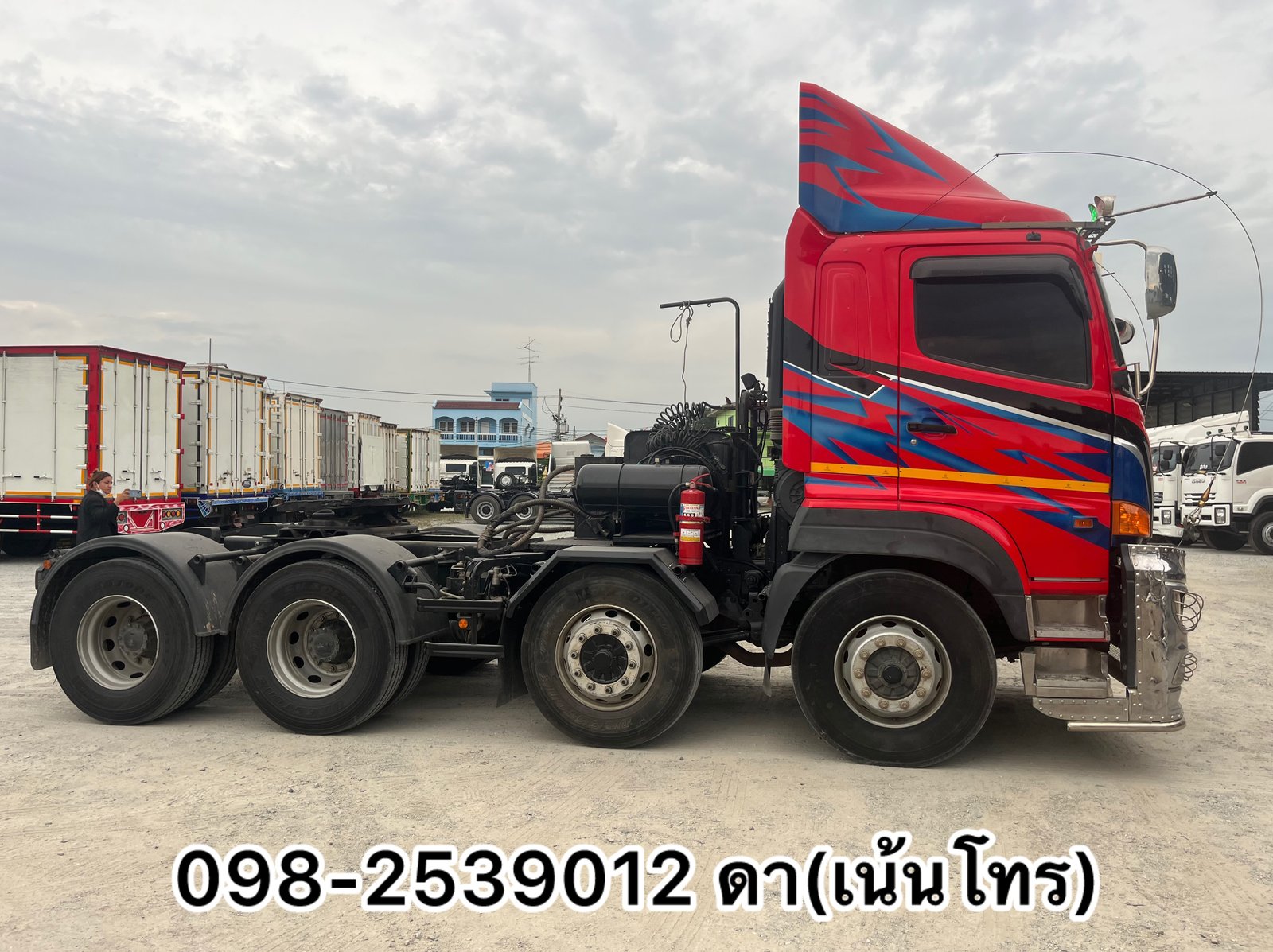 สิบสองล้อหัวลากเข้ามาใหม่คะ Hino Victor 344 แรง ปี66(
