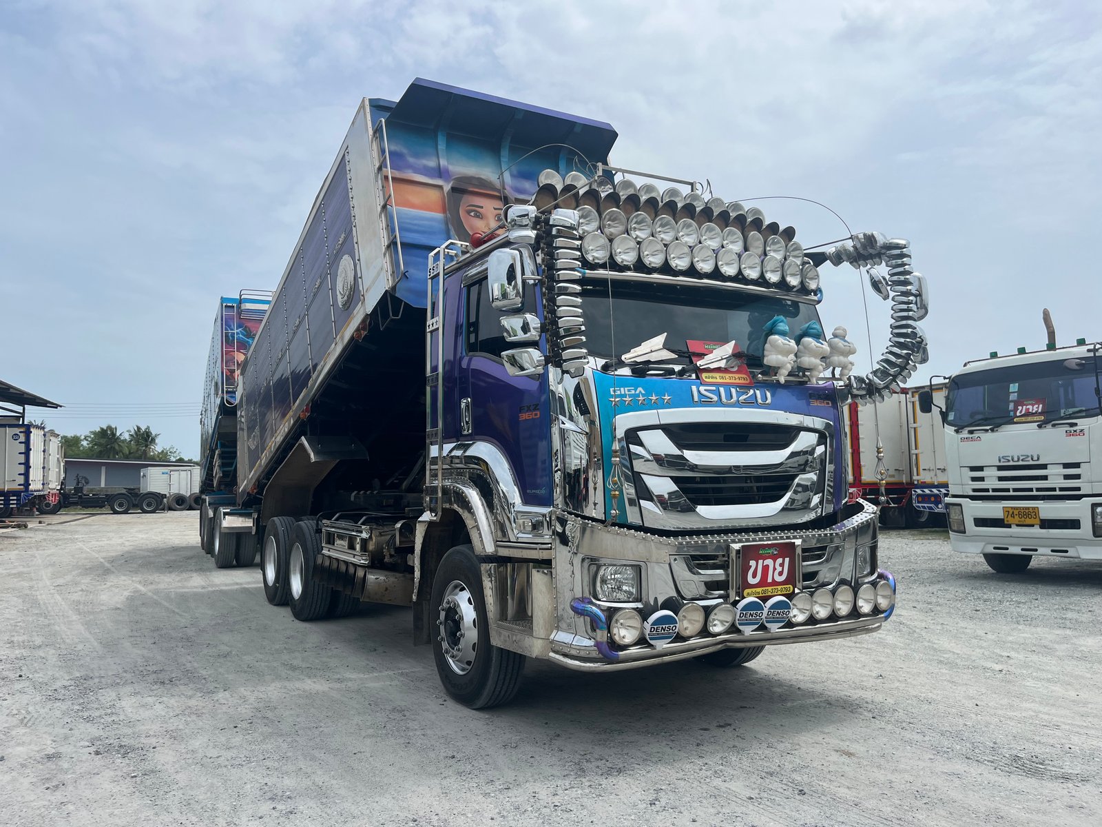 สิบล้อดั้ม isuzu fxz360 แรง ปี65 (