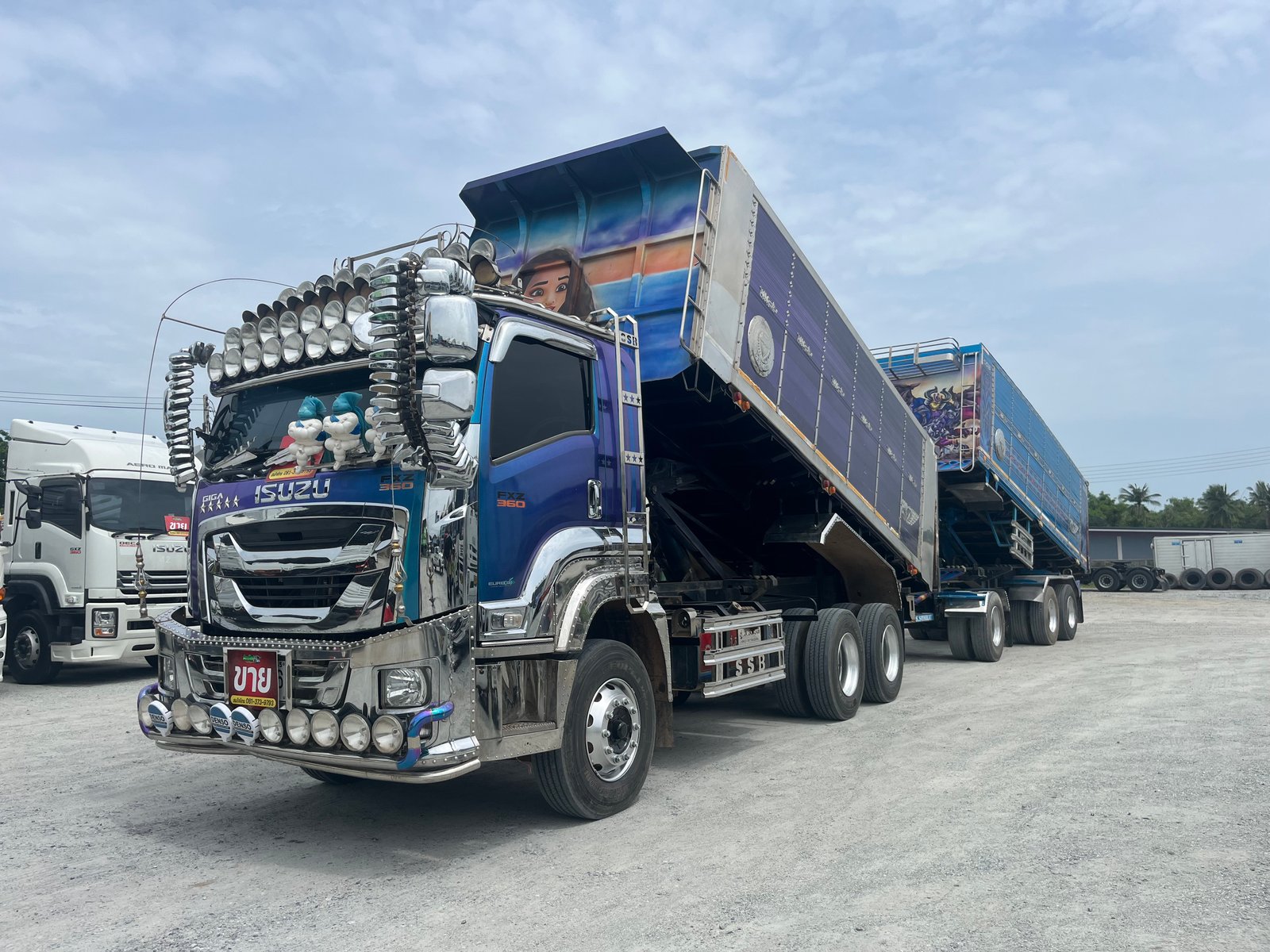 สิบล้อดั้ม isuzu fxz360 แรง ปี65 (