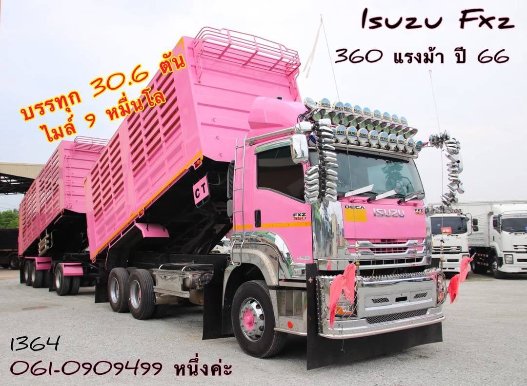 💥โปรยิ่งซื้อยิ่งลด สิบล้อดั้มพ์ Isuzu 360 แรง ปี66(1364,2110)