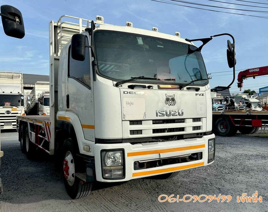 สิบล้อพื้นเรียบสองเพลา Isuzu Fvz
300 แรงม้า ปี 2557 (0812) สิบล้อพื้นเรียบสองเพลา Isuzu Fvz
300 แรงม้า ปี 2557 (0812)