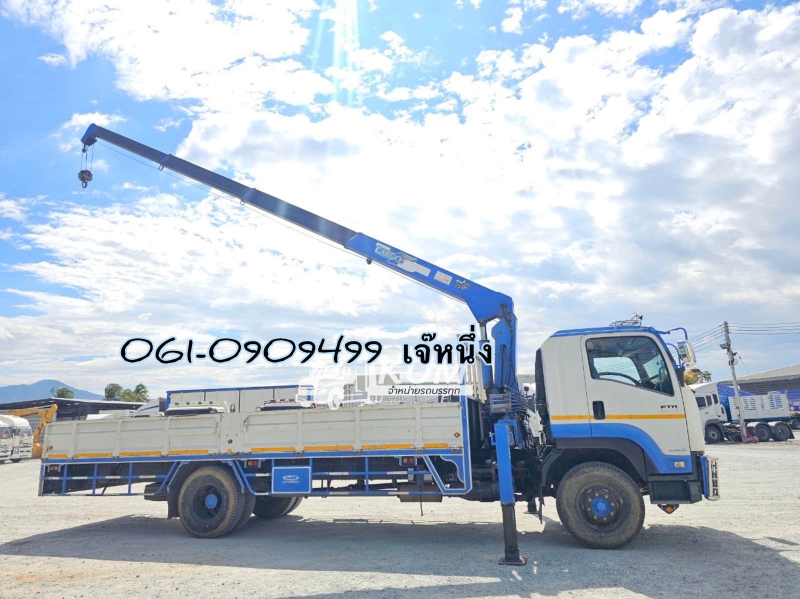 หกล้อติดเครน Isuzu Ftr 240 แรงม้า ปี 2557 (6774) หกล้อติดเครน Isuzu Ftr 240 แรงม้า ปี 2557 (6774)