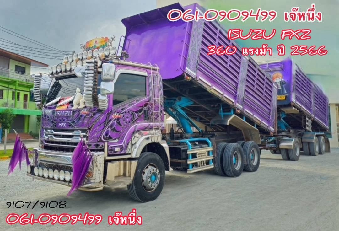 💥โปรยิ่งซื้อยิ่งลด สิบล้อดั้มพ์ Isuzu 360 แรง ปี 66 (9107,9108)
