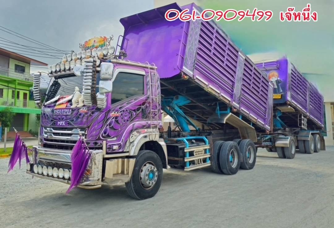 สิบล้อดั้มพ์พ่วง Isuzu Fxz 360 แรงม้า ปี 2566 (9107) สิบล้อดั้มพ์พ่วง Isuzu Fxz 360 แรงม้า ปี 2566 (9107)