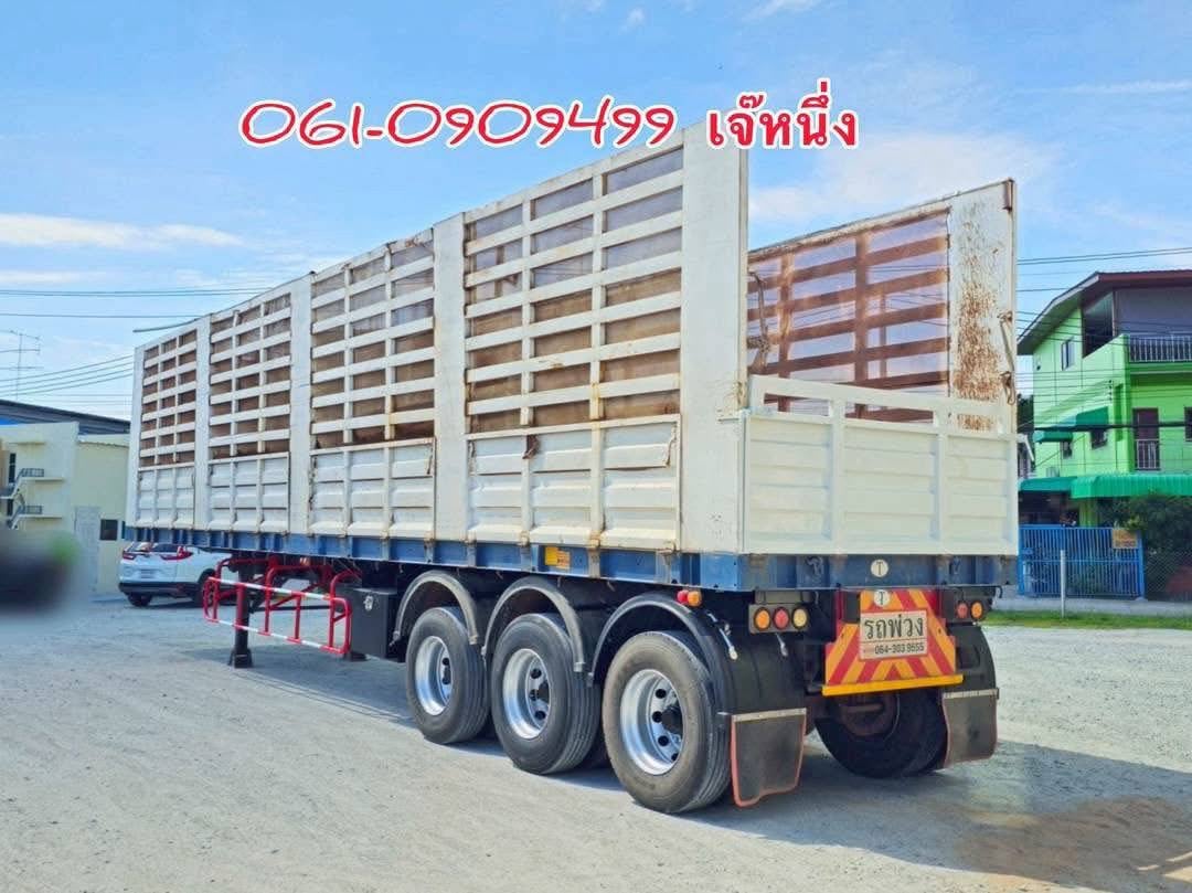 หางคอกเกษตรไม่ดั้มพ์ ยาว 12.4 เมตร สูง 2.5 เมตร สามเพลา อู่วาฟา ปี 65 (4421)