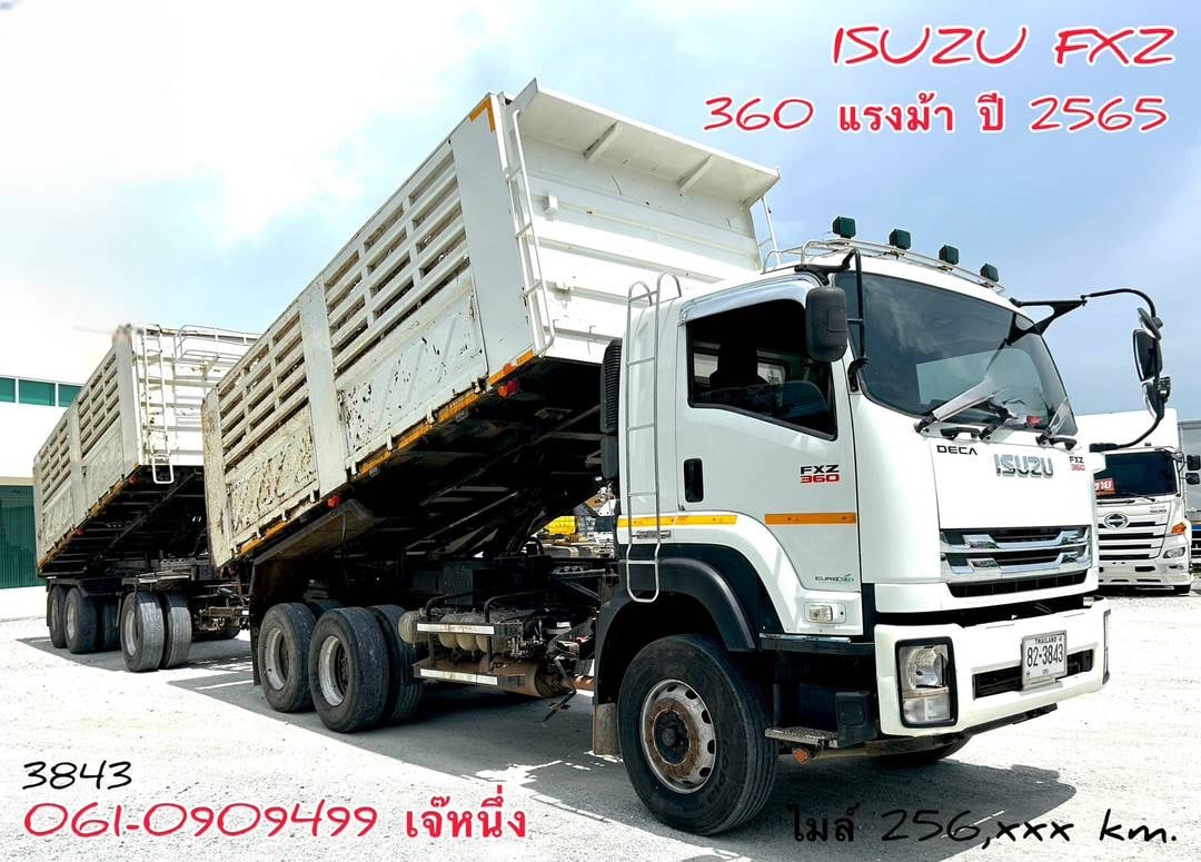 💥โปรยิ่งซื้อยิ่งลด สิบล้อดั้มพ์ Isuzu 360 แรงม้า ปี 2565 (3843)