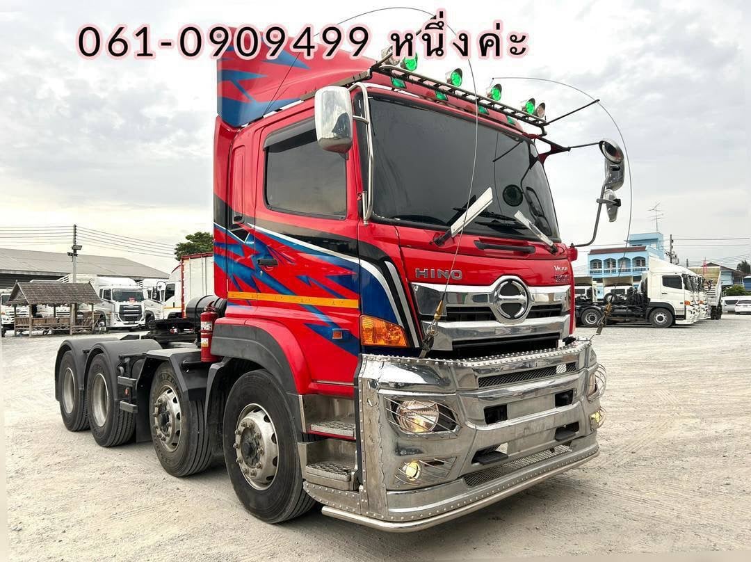 สิบสองล้อหัวลาก Hino Victor 344 แรงม้า ปี 2566 (1246) สิบสองล้อหัวลาก Hino Victor 344 แรงม้า ปี 2566 (1246)