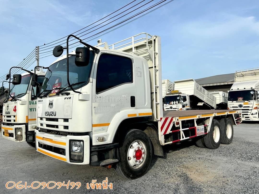 สิบล้อพื้นเรียบสองเพลา Isuzu Fvz
300 แรงม้า ปี 2557 (0812) สิบล้อพื้นเรียบสองเพลา Isuzu Fvz
300 แรงม้า ปี 2557 (0812)