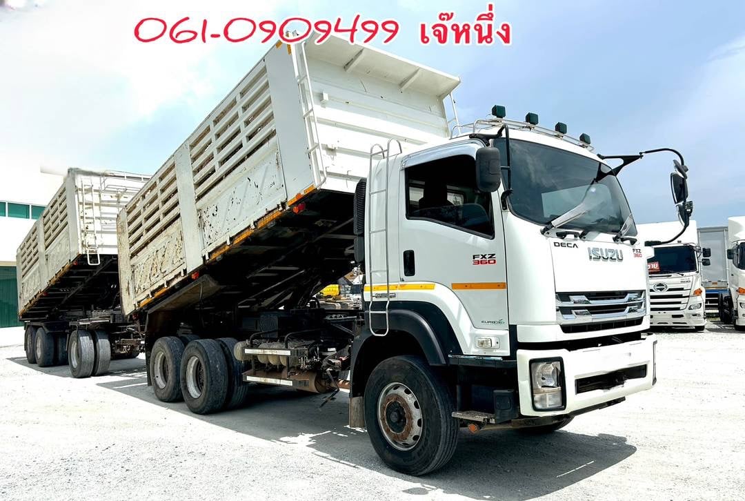 สิบล้อดั้มพ์พ่วง ISUZU FXZ อู่ สามมิตร 360 แรง ปี 2565 (3843) สิบล้อดั้มพ์พ่วง ISUZU FXZ อู่ สามมิตร 360 แรง ปี 2565 (3843)