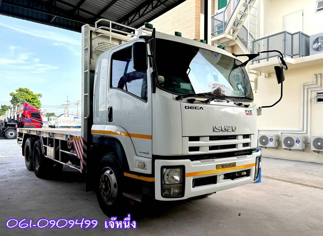 สิบล้อพื้นเรียบสองเพลา Isuzu Fvz 300 แรงม้า ปี 2557 (0832) สิบล้อพื้นเรียบสองเพลา Isuzu Fvz 300 แรงม้า ปี 2557 (0832)