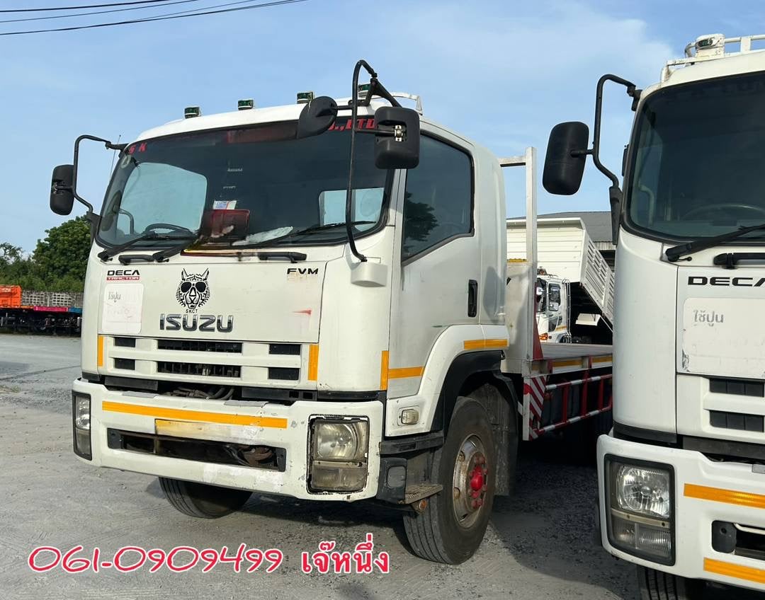 สิบล้อพื้นเรียบ Isuzu Fvm 240 แรงม้า ปี 2555 (5844) สิบล้อพื้นเรียบ Isuzu Fvm 240 แรงม้า ปี 2555 (5844)