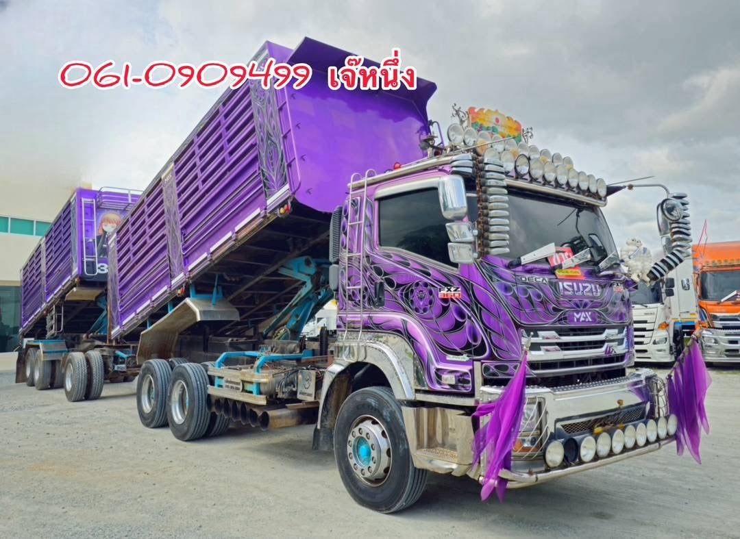 สิบล้อดั้มพ์พ่วง Isuzu Fxz 360 แรงม้า ปี 2566 (9107) สิบล้อดั้มพ์พ่วง Isuzu Fxz 360 แรงม้า ปี 2566 (9107)