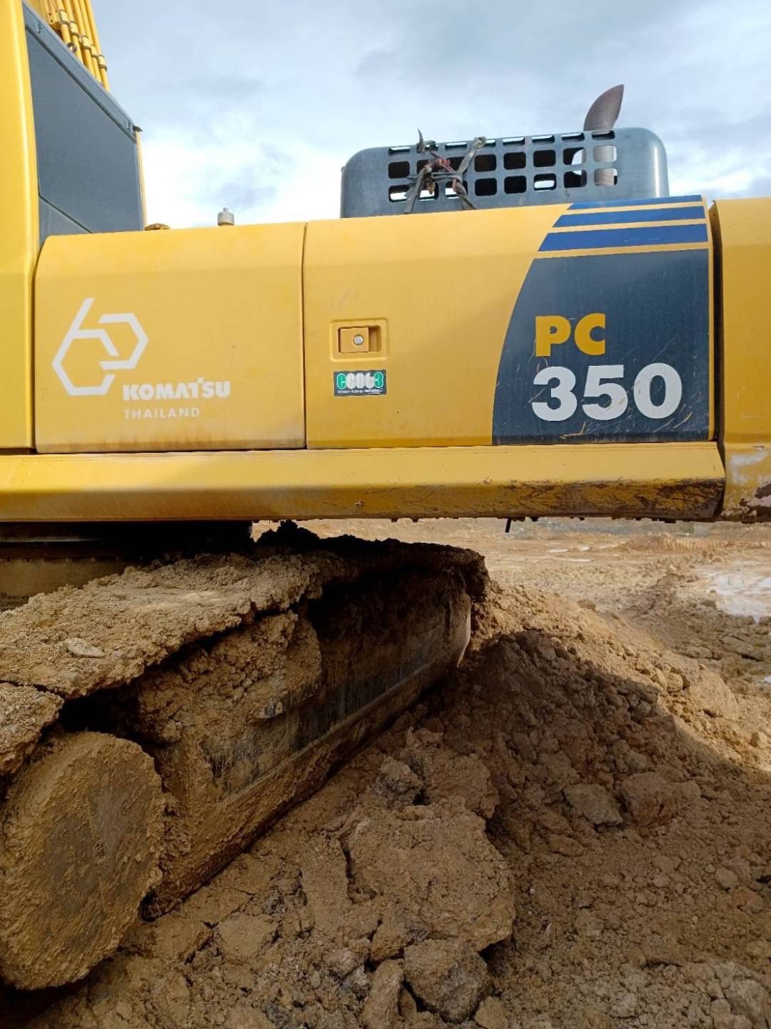 KOMATSU PC350-8 MO กล้องหลัง จอเหลือง ทำงาน 13,494 ชั่วโมง แท้ ๆ มือเดียวจาก ศูนย์
