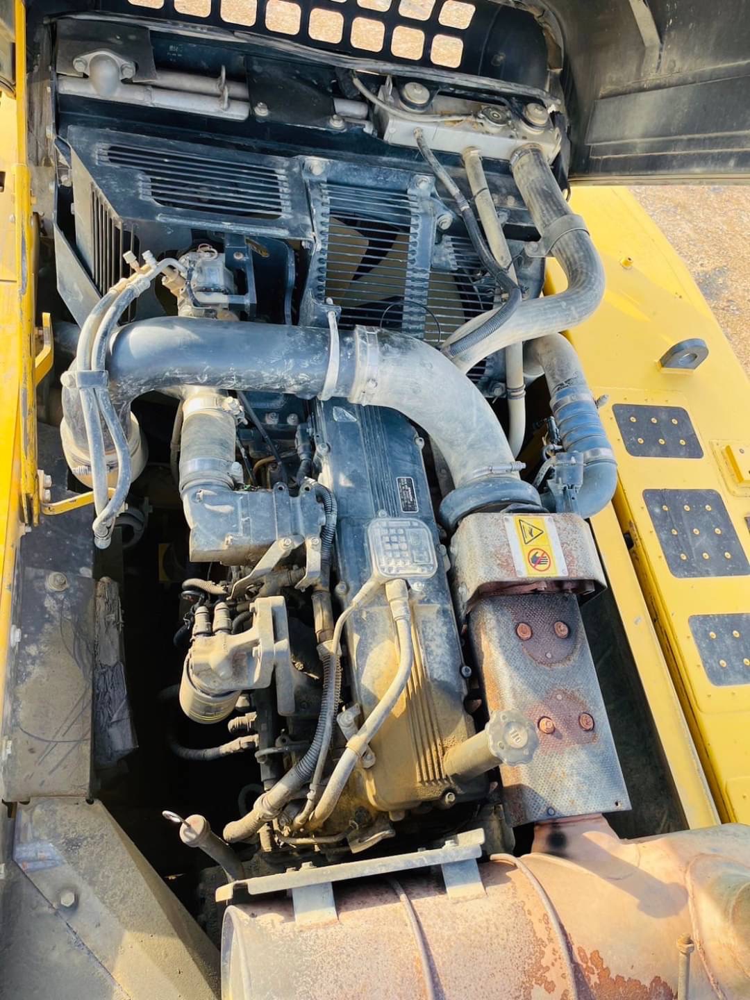 KOMATSU PC350-8 MO กล้องหลัง จอเหลือง ทำงาน 13,494 ชั่วโมง แท้ ๆ มือเดียวจาก ศูนย์