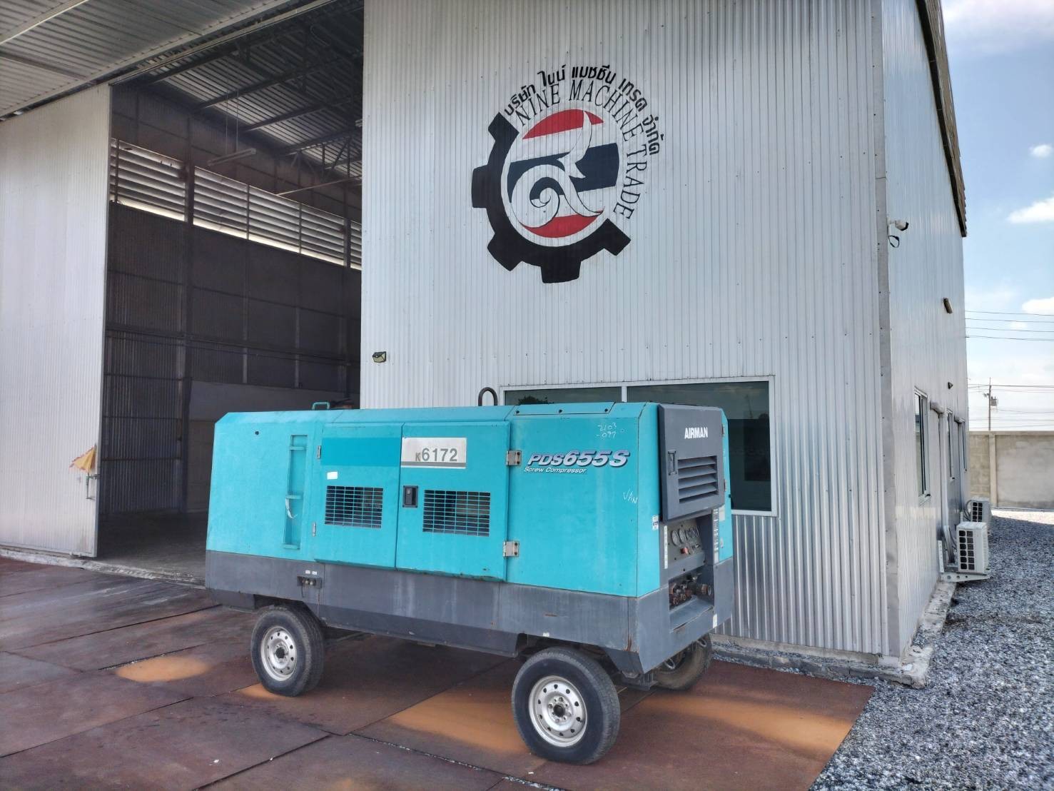 ปั๊มลม AIRMAN PDS655S นำเข้ายี่ปุ่น ไม่เคยใช้งานในไทย