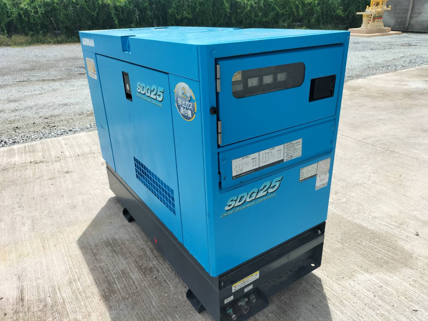 ปั่นไฟ 25kva AIRMAN SDG25S-7B1 ซีเรียล:1237B12112 ปี:2013 นำเข้าจากยี่ปุ่น