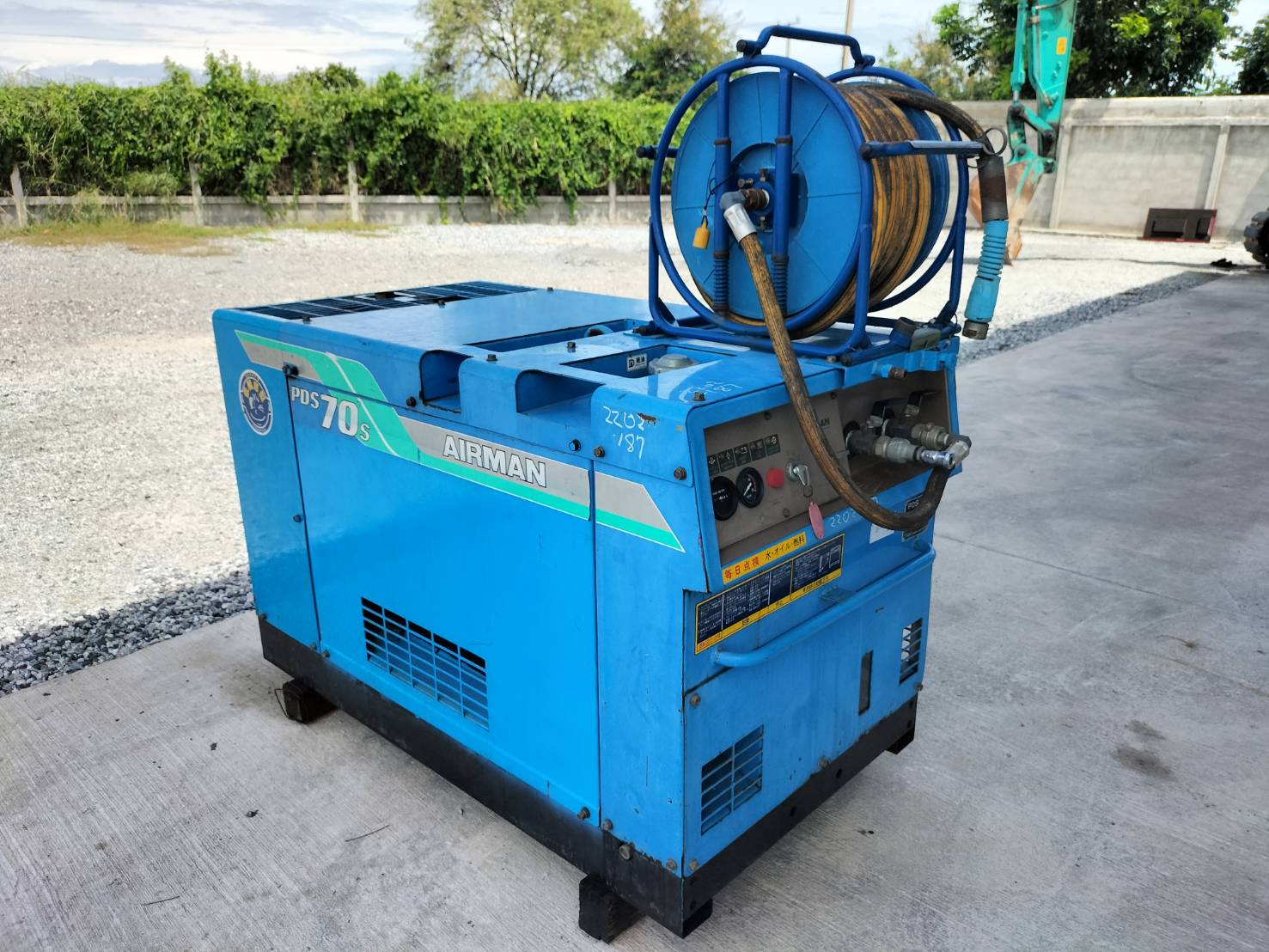 ปั๊มลม AIRMAN PDS70S นำเข้าจากยี่ปุ่น ไม่เคยใช้งานในไทย