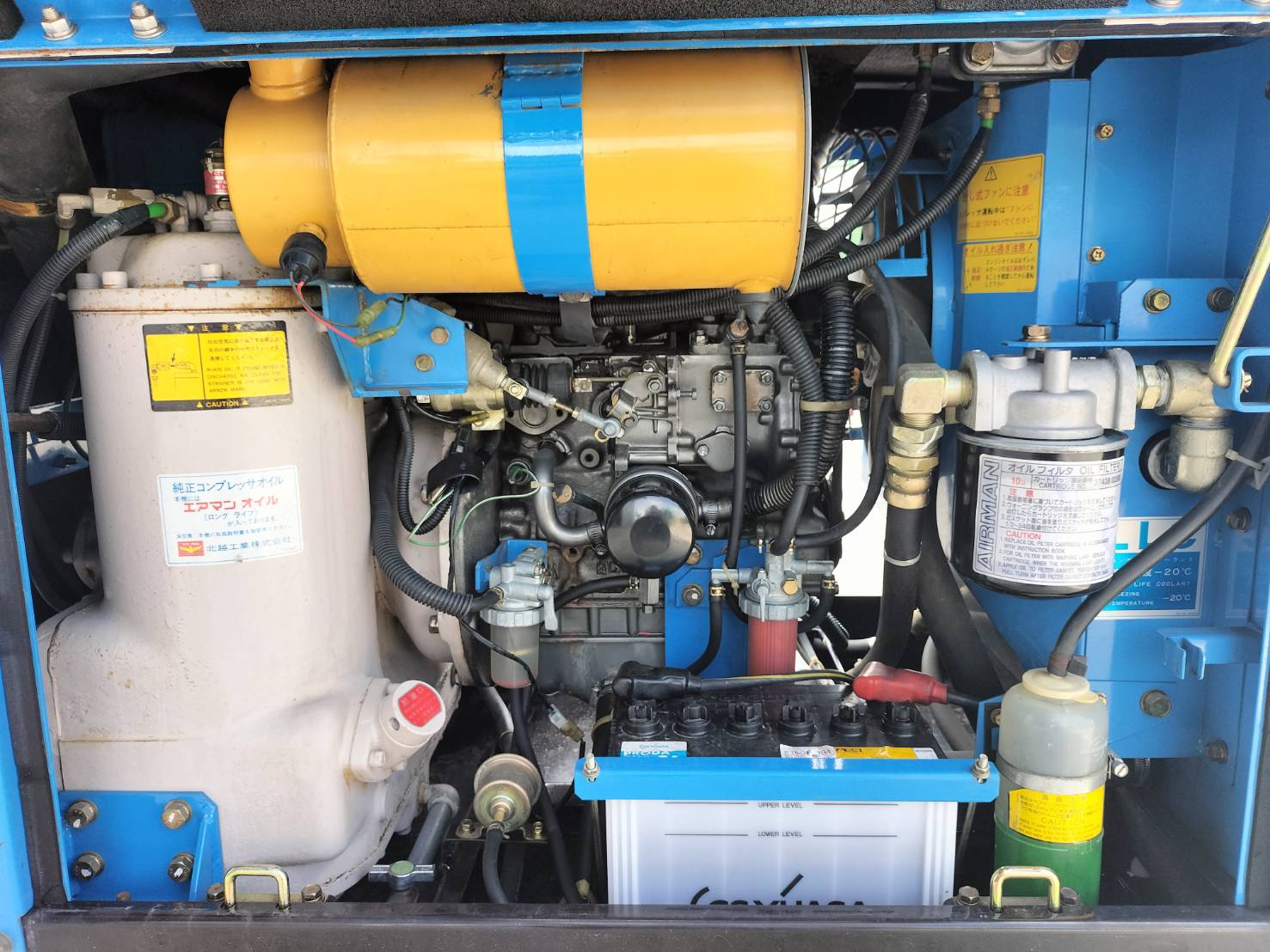 ปั๊มลม AIRMAN PDS70S นำเข้าจากยี่ปุ่น ไม่เคยใช้งานในไทย ปั๊มลม AIRMAN PDS70S นำเข้าจากยี่ปุ่น ไม่เคยใช้งานในไทย