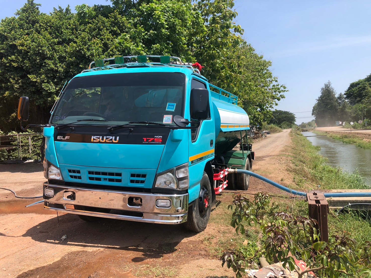 รถน้ำ ISUZU 6ล้อ NQR 175 เเรง ยูโร2 ปี50 รถน้ำ ISUZU 6ล้อ NQR 175 เเรง ยูโร2 ปี50