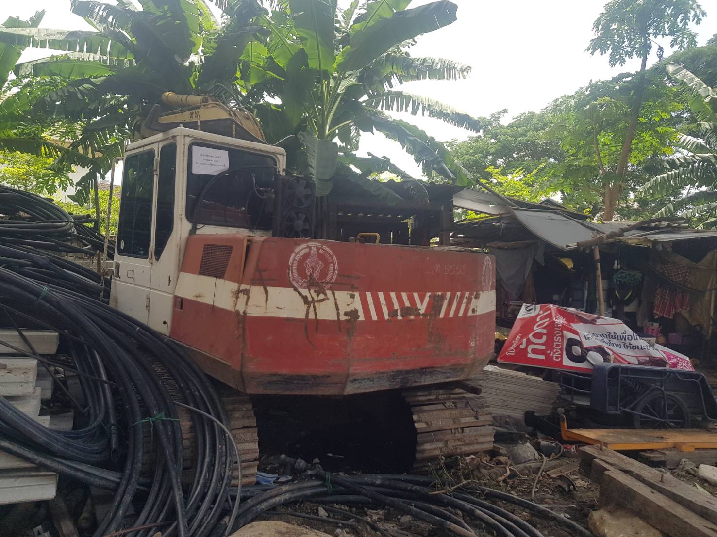 ขายรถขุดPC120-5รถหลวงประมูลมาพร้อมเล่่มทะเบียน