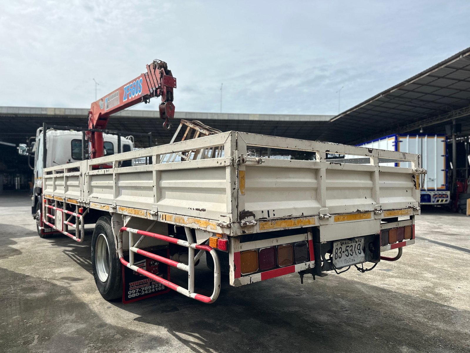 6ล้อ ติดเครน ISUZU FTR 240แรง ปี2554 ติดเครนTADANO 5ตัน 6ปลอก