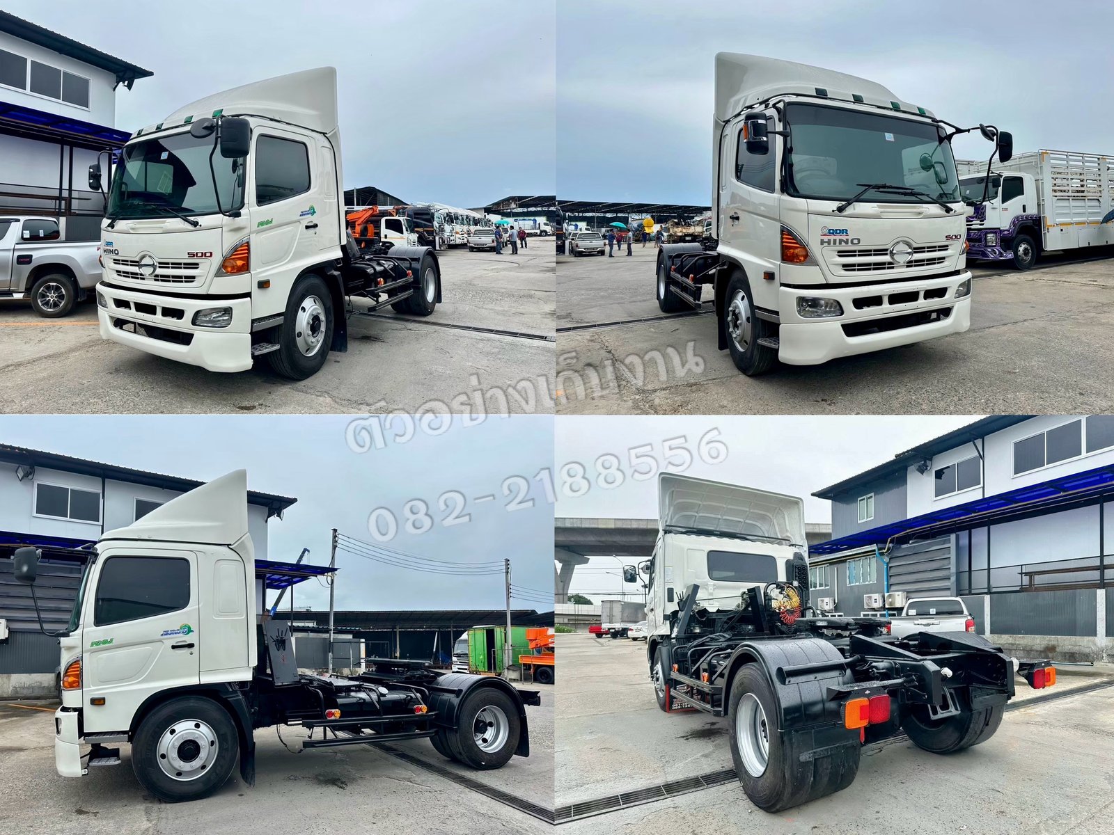หัวลาก6ล้อ HINO FG 212แรง ปี2555 รถพร้อมใช้เอกสารพร้อมโอน
