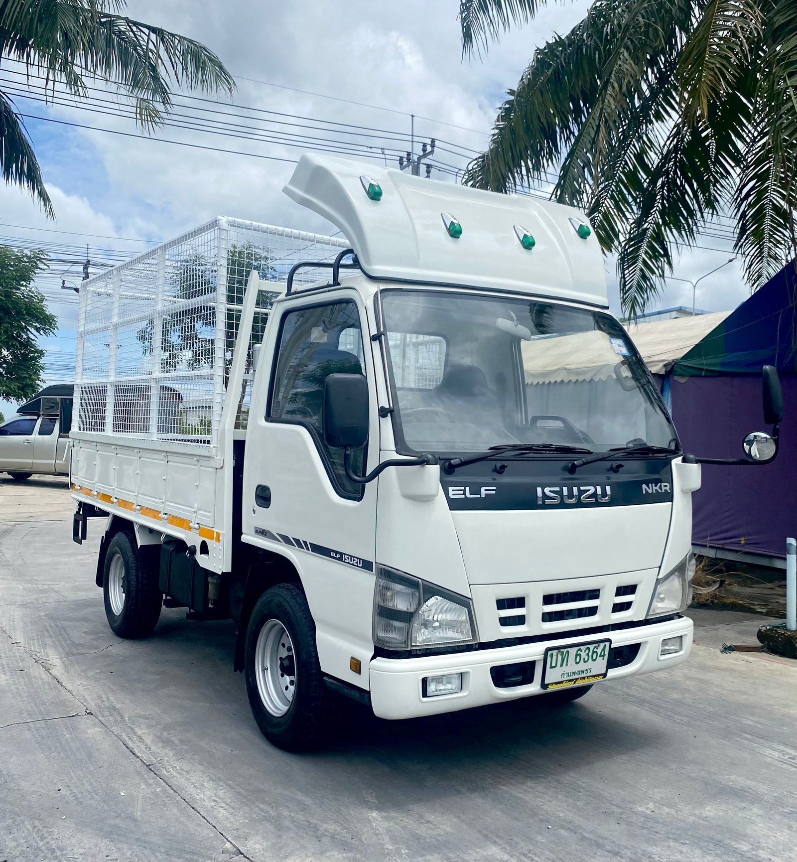 รถ ISUZU NKR 100 แรง เทอร์โบ รถห้างแท้ (4 ล้อไม่ติดเวลา) ปี 2550 แหนบหน้า เพลาลอย พวงมาลัยพาวเวอร์