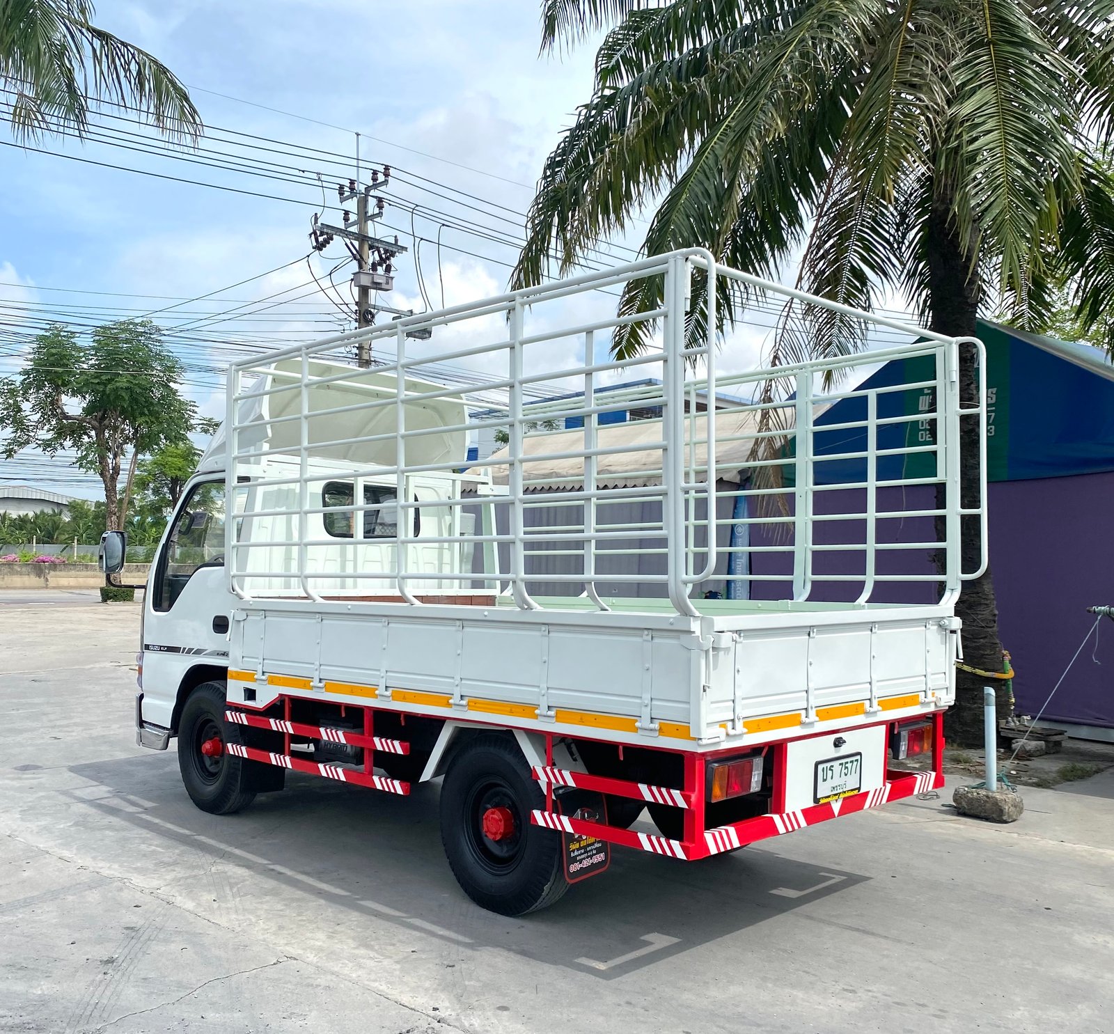 รถ ISUZU NKR 100 แรง เทอร์โบ รถห้างแท้ (4 ล้อไม่ติดเวลา) แหนบหน้า เพลาลอย สวยมากพร้อมใช้งาน