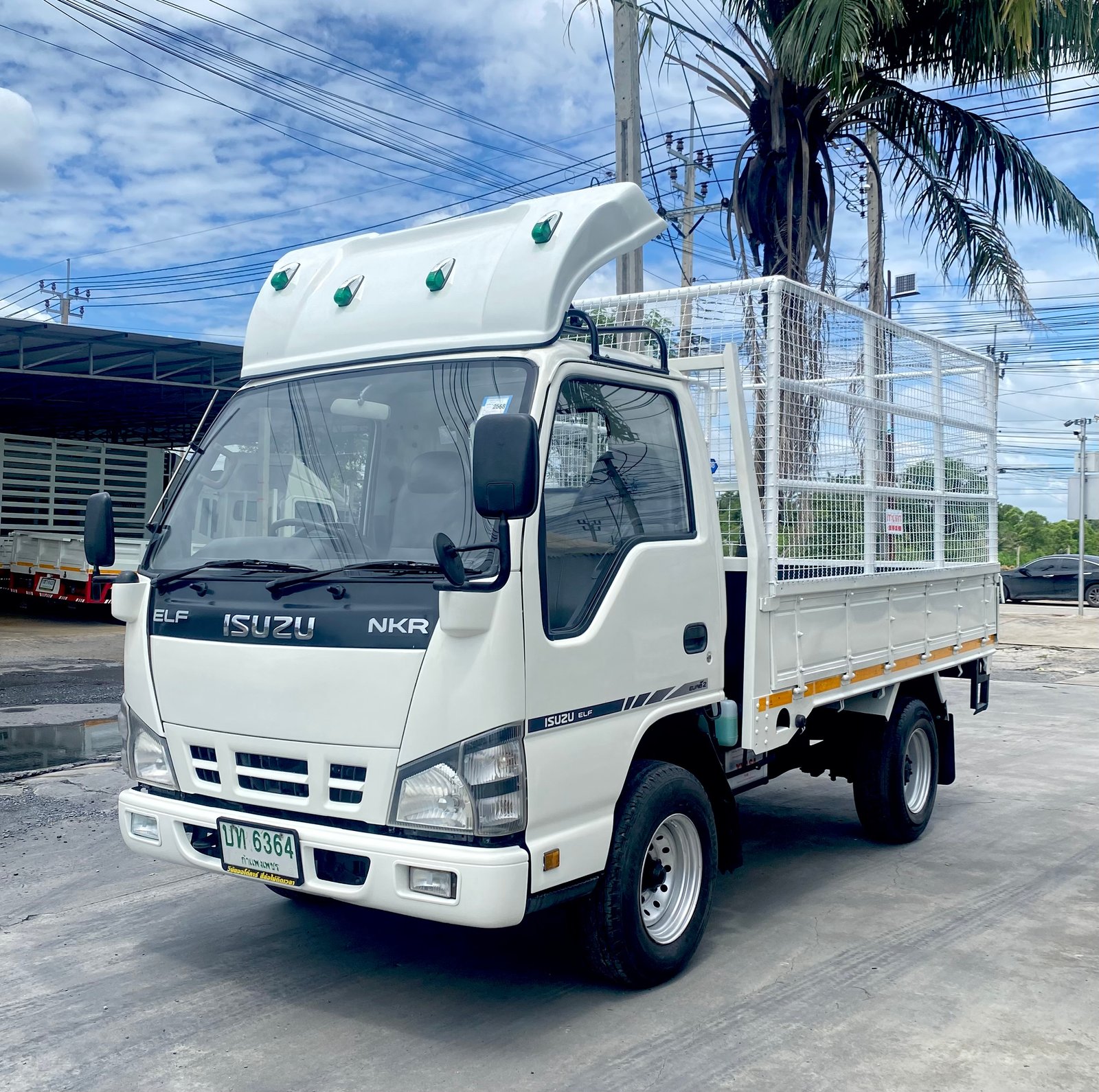 รถ ISUZU NKR 100 แรง เทอร์โบ รถห้างแท้ (4 ล้อไม่ติดเวลา) ปี 2550 แหนบหน้า เพลาลอย พวงมาลัยพาวเวอร์