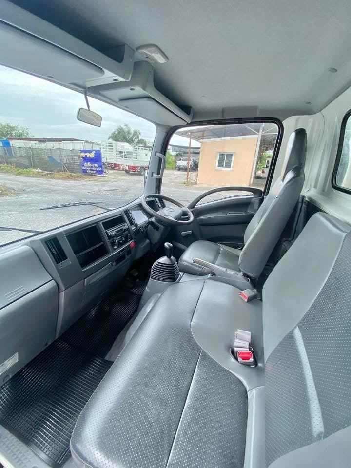 รถ  ISUZU NKR  100 แรง เทอร์โบ   รถห้างแท้ (4 ล้อไม่ติดเวลา) ปี 2550  แหนบหน้า เพลาลอย   #กะบะคอกสูง