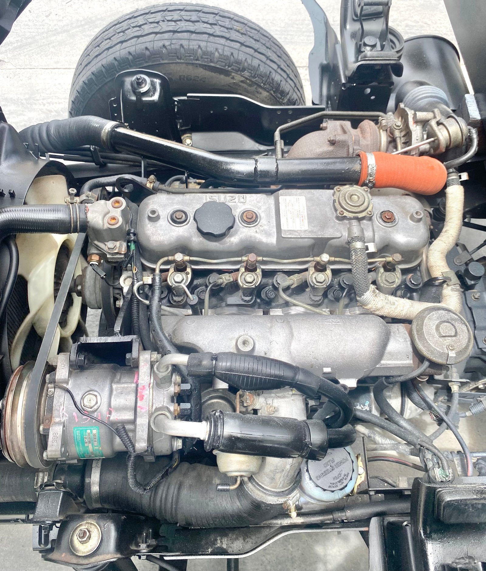 รถ ISUZU NKR 100 แรง เทอร์โบ รถห้างแท้ (4 ล้อไม่ติดเวลา) ปี 2550 แหนบหน้า เพลาลอย พวงมาลัยพาวเวอร์