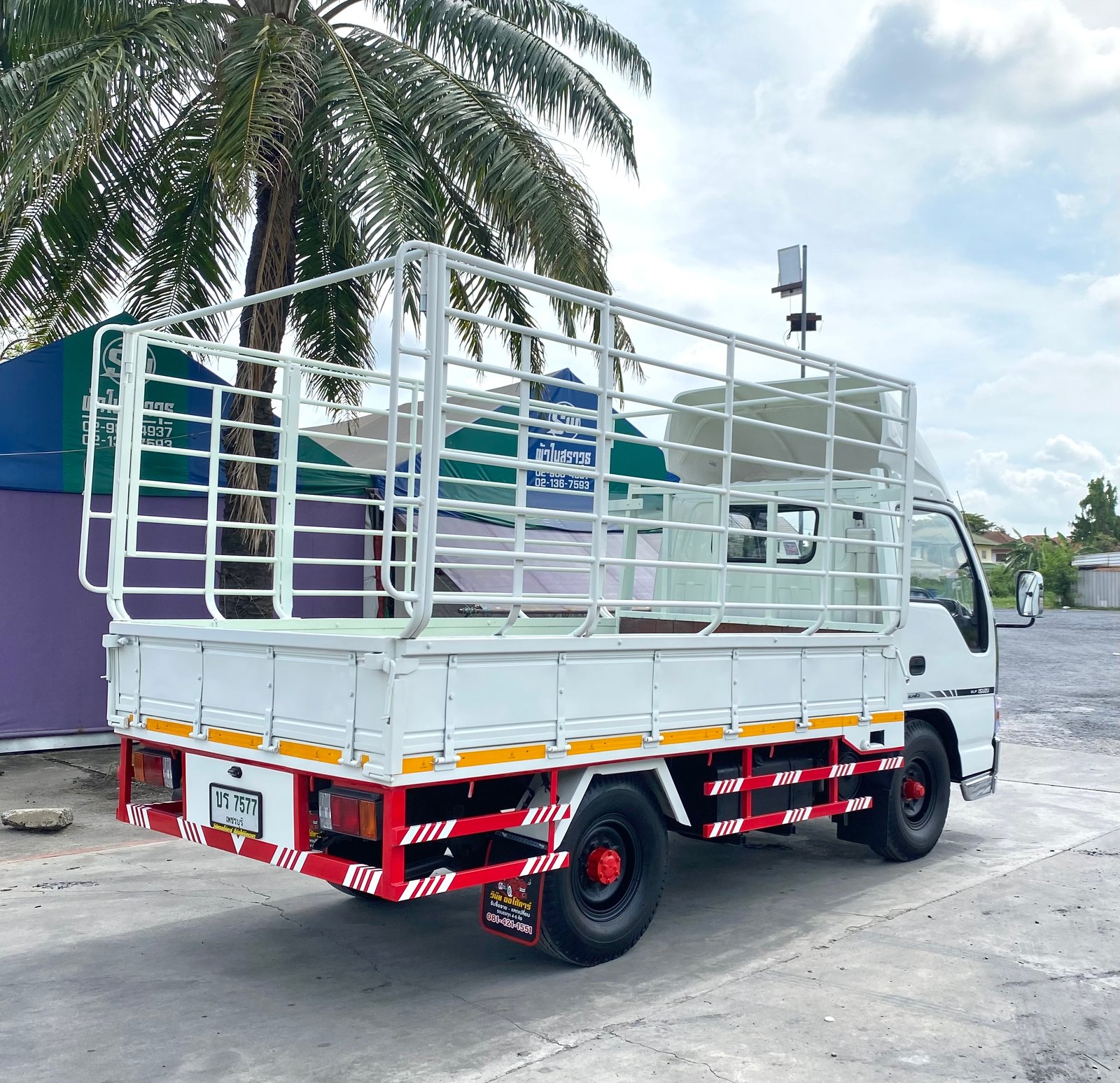 รถ ISUZU NKR 100 แรง เทอร์โบ รถห้างแท้ (4 ล้อไม่ติดเวลา) แหนบหน้า เพลาลอย สวยมากพร้อมใช้งาน