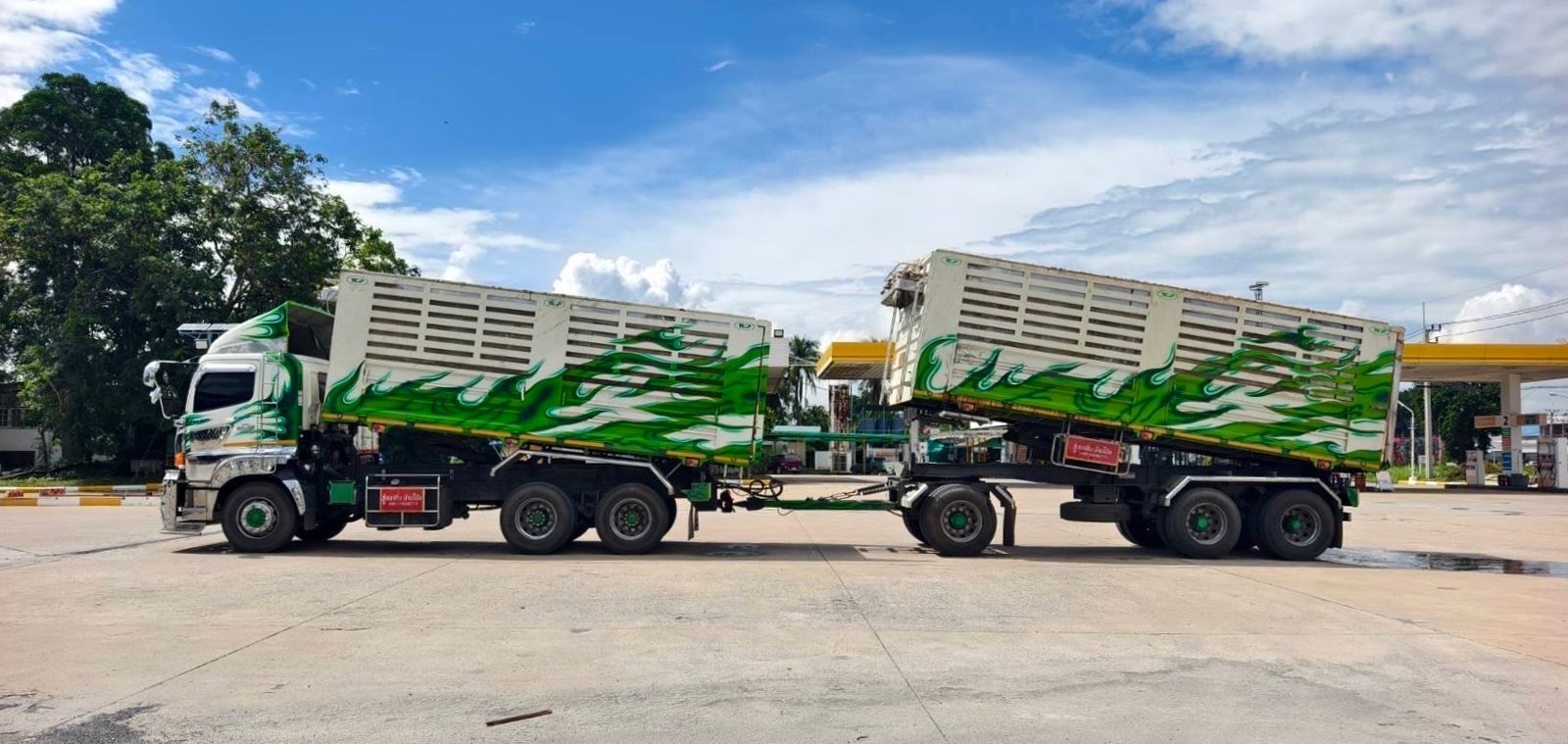 เข้าใหม่❗️ไมล์ 71,600 กิโล❗️HINO FM2P 380 พ่วงแม่ลูก ดั้มเกษตร
