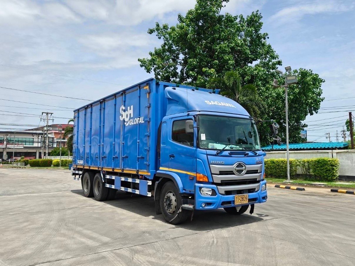10 ล้อ VICTOR HINO FL8J 260 ตู้เเห้ง