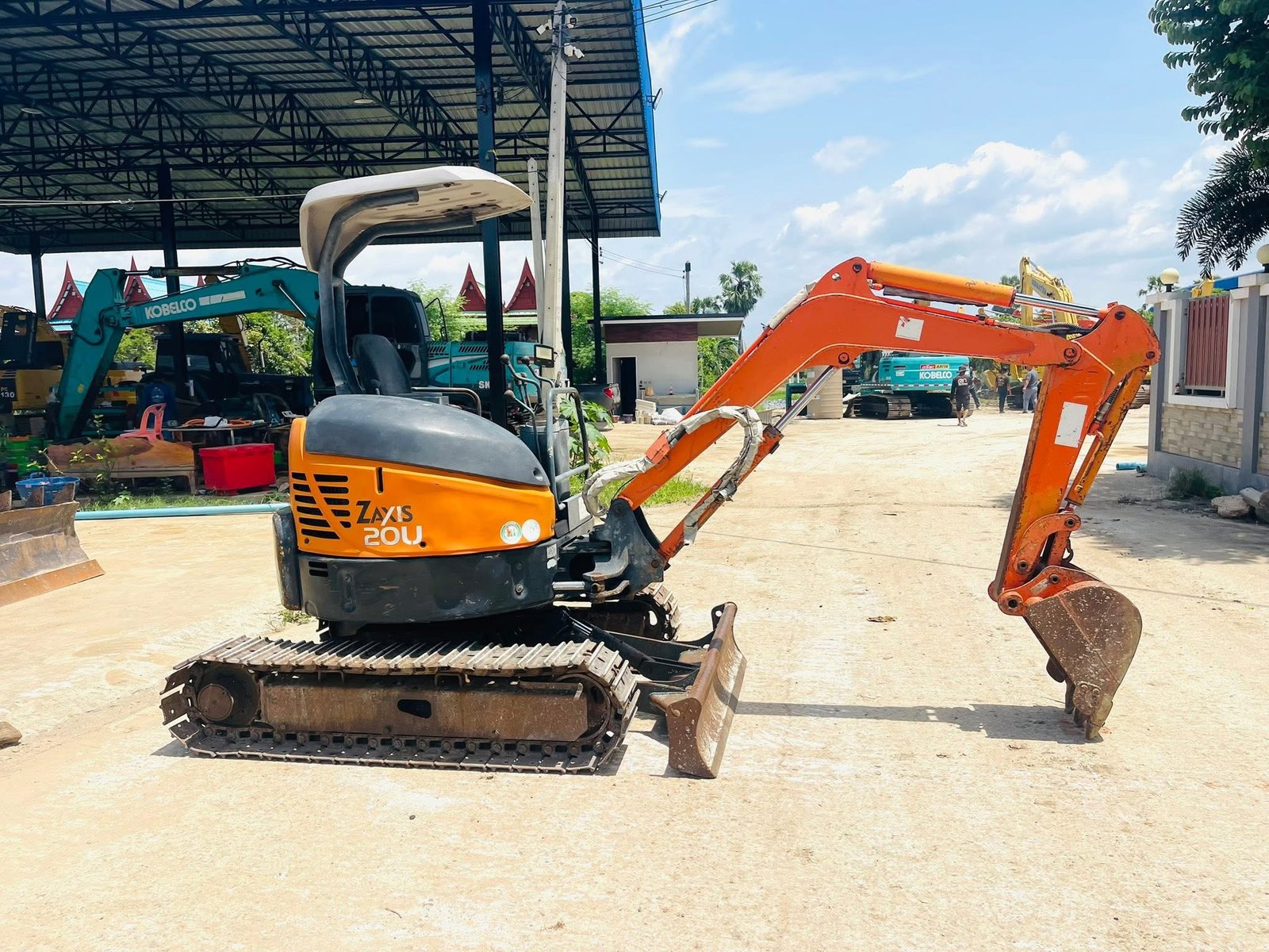 Hitachi Zx20U รถสวยเดิม ใช้น้อย เครื่องปั๊มแห้ง