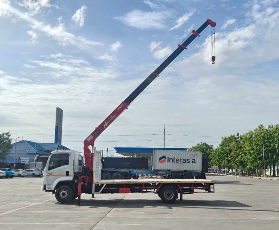 ป้ายแดง❗️ไมล์ 361 กิโล❗️NEW ISUZU FRR 190 ติดเครน 3 ตัน ป้ายแดง❗️ไมล์ 361 กิโล❗️NEW ISUZU FRR 190 ติดเครน 3 ตัน
