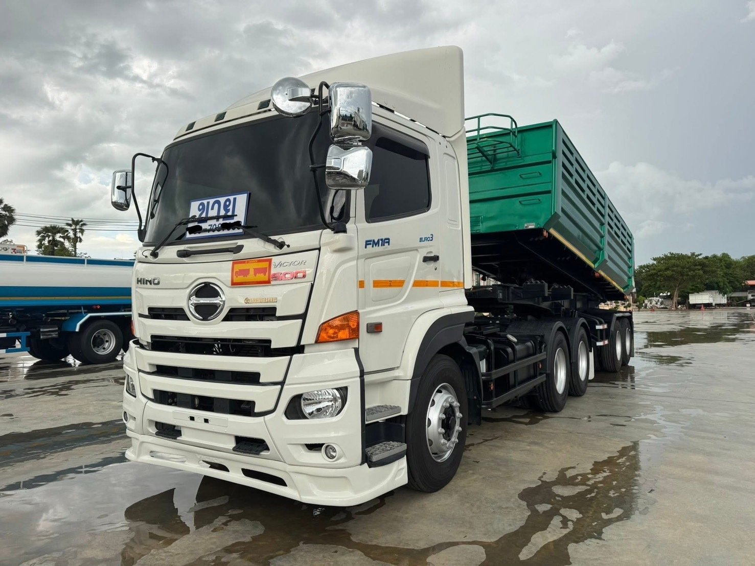 ไมล์ 90,595 กิโล❗️ FM1A 344 หัวพร้อมหางเซมิดัมพ์สามมิตร