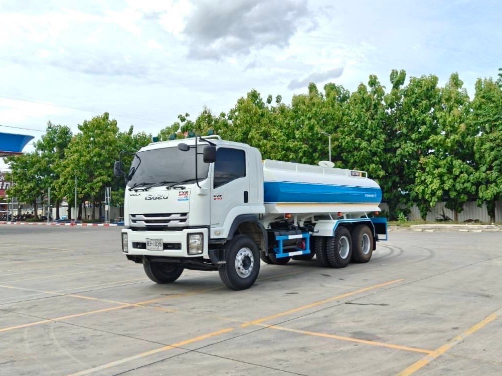 10ล้อ ISUZU FVZ 240 ถังนำ้สเปย์ท้าย 2 เพลาบาร์ลาด